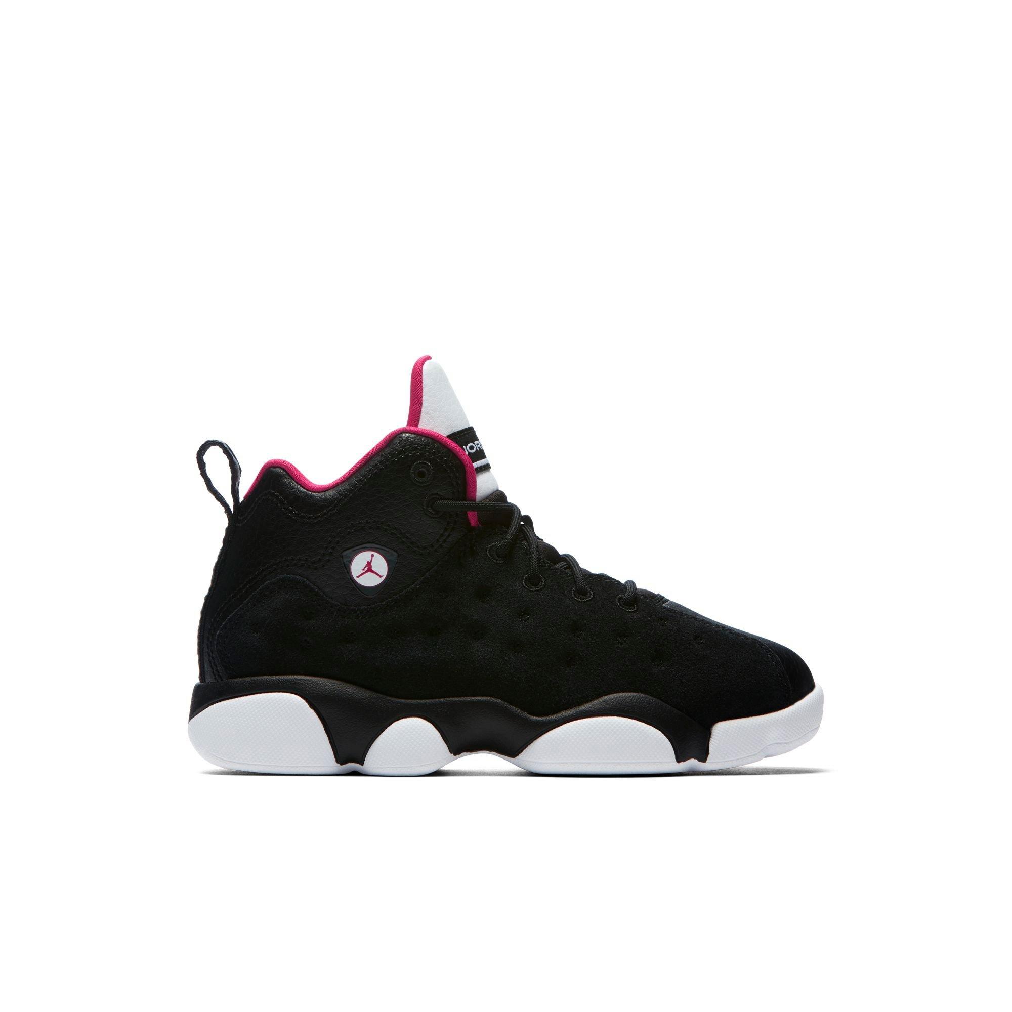 Jordan Jumpman Team II Black Pink Preschool Girls Shoe Hibbett